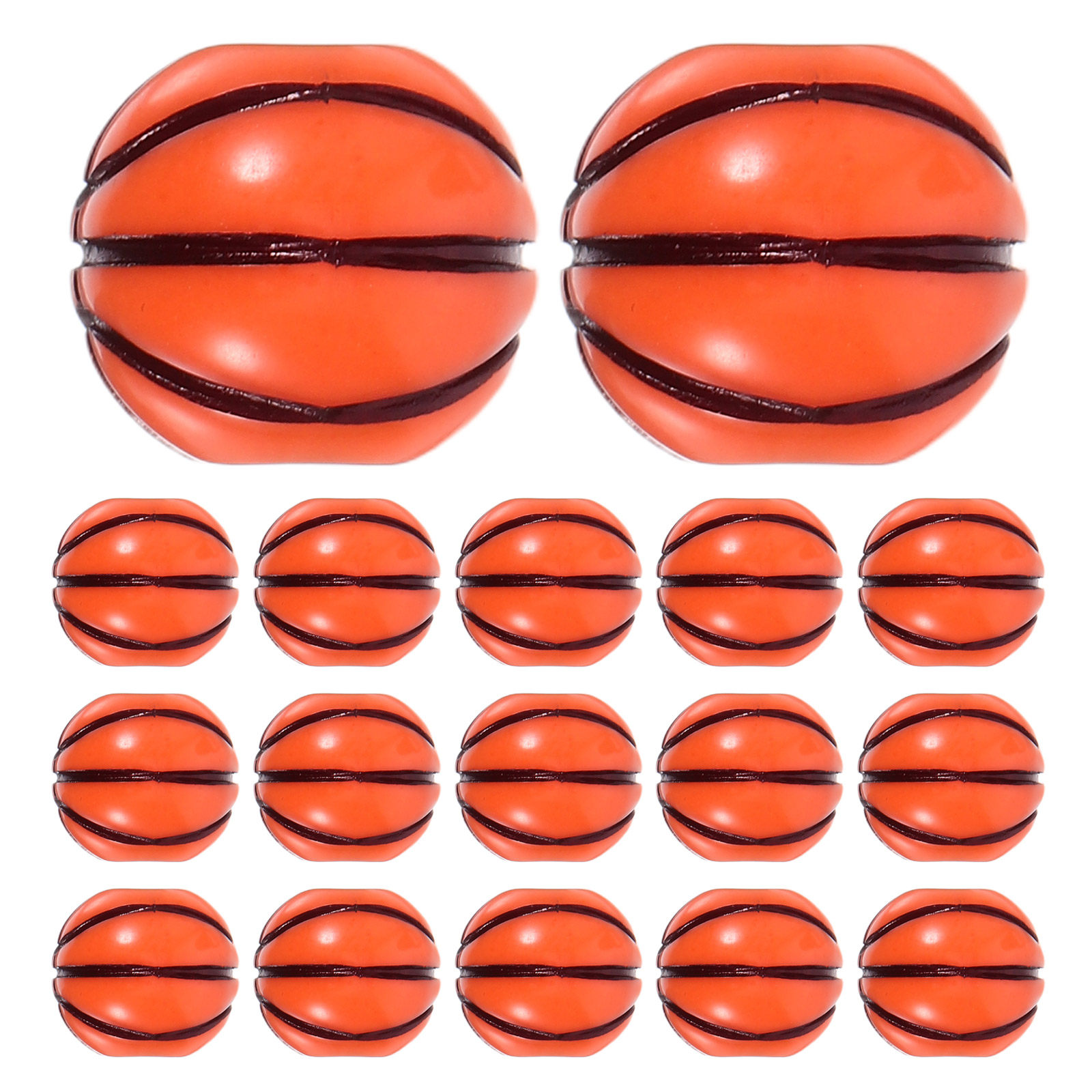 Coordinates Bracelet - 100Pcs Basketball Beads Acrylic DIY Sports