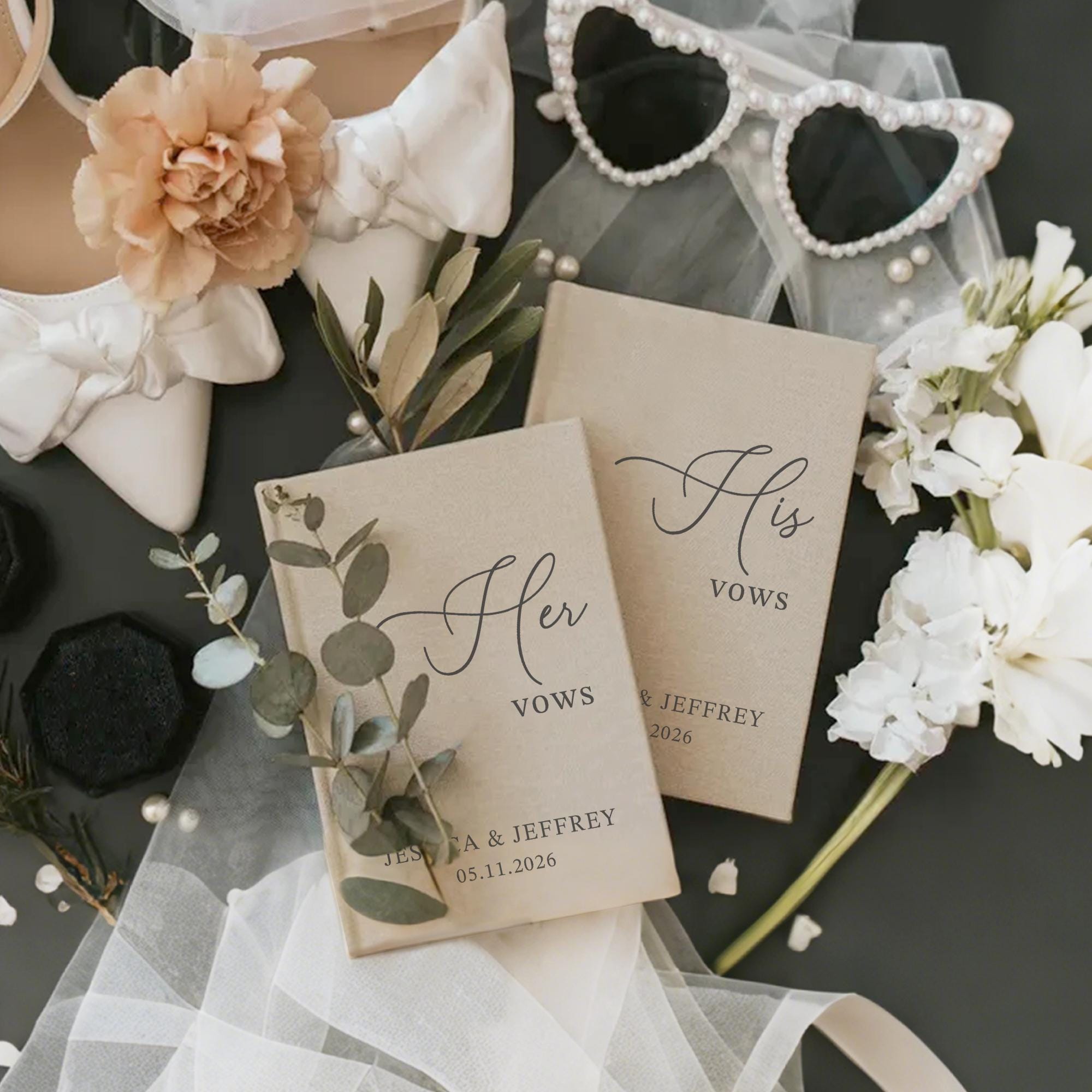 Custom Linen Wedding Vow Books - Custom Photo Book review and price