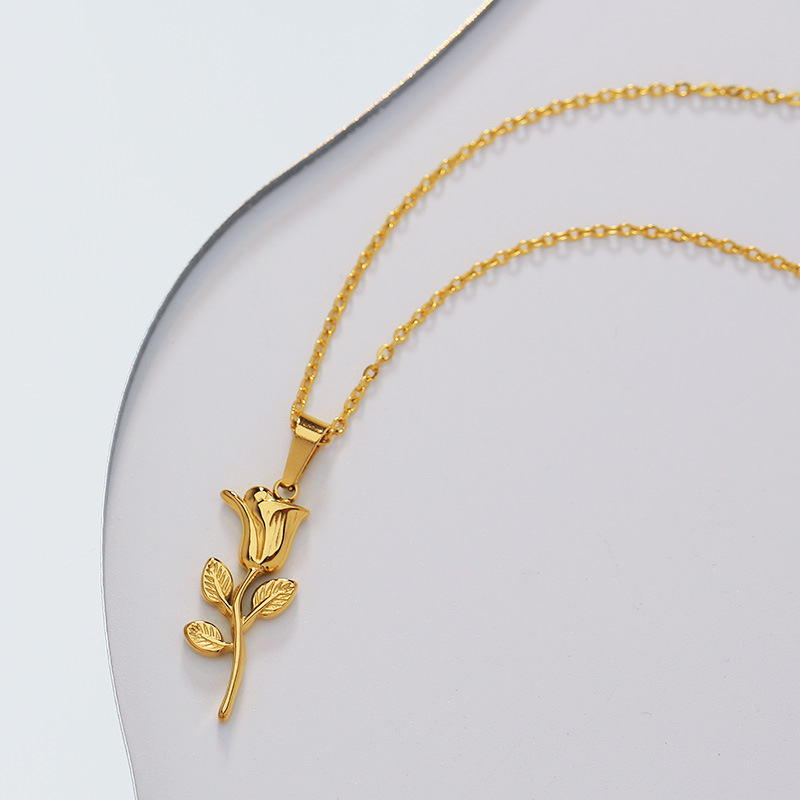 316 stainless steel fashion ro - Birth Flower Necklace review and price