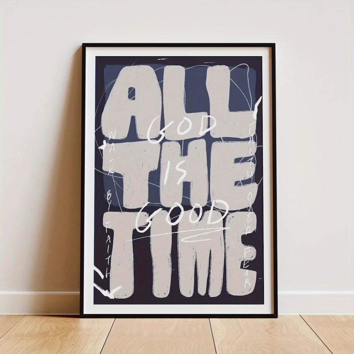 God Is Always Good Inspiration - Custom Map Poster review and price